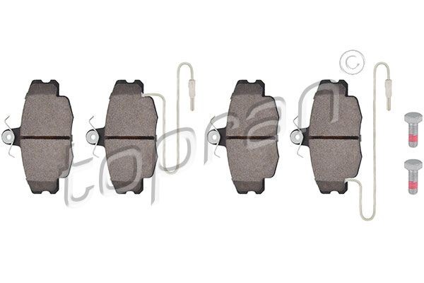 TOPRAN Brake pad set Article number: 720 249 cheaply