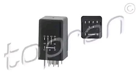 TOPRAN Glow plug relay Article number: 115 859 cheaply