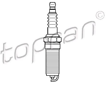 TOPRAN Spark plug Article number: 302 012 cheaply