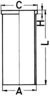 KOLBENSCHMIDT Cylinderforing Varenummer: 89045190 billige