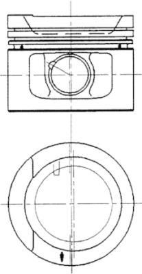 KOLBENSCHMIDT Piston Article number: 90942620 cheaply