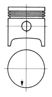 KOLBENSCHMIDT Piston Article number: 91334701 cheaply