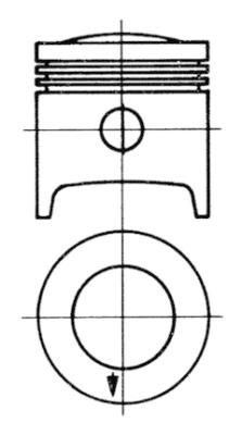 KOLBENSCHMIDT Piston Article number: 92614601 cheaply