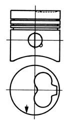KOLBENSCHMIDT Piston Article number: 93085620 cheaply