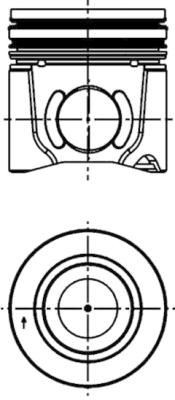 KOLBENSCHMIDT Piston Article number: 99776630 cheaply