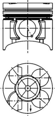 KOLBENSCHMIDT Piston Article number: 40391620 cheaply