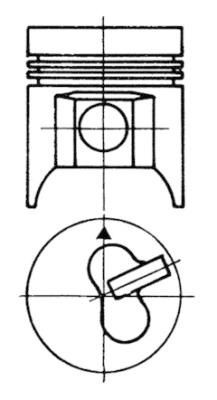 KOLBENSCHMIDT Piston Article number: 92813640 cheaply