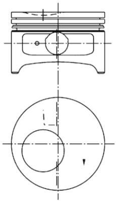 KOLBENSCHMIDT Piston Article number: 99837600 cheaply
