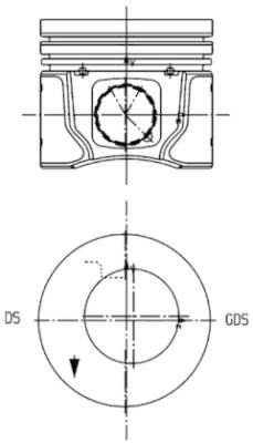 KOLBENSCHMIDT Piston Article number: 99960620 cheaply