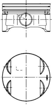 KOLBENSCHMIDT Piston Article number: 40087620 cheaply