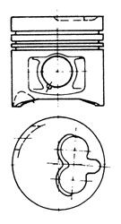 KOLBENSCHMIDT Piston Article number: 94576700 cheaply