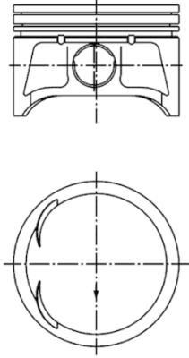 KOLBENSCHMIDT Piston Article number: 40302620 cheaply