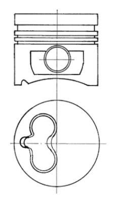 KOLBENSCHMIDT Piston Article number: 94357620 cheaply