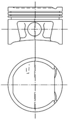 KOLBENSCHMIDT Piston Article number: 99746610 cheaply