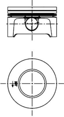 KOLBENSCHMIDT Piston Article number: 40309610 cheaply