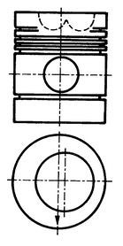 KOLBENSCHMIDT Piston Article number: 92772600 cheaply
