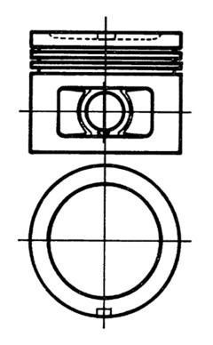 KOLBENSCHMIDT Piston Article number: 92776600 cheaply