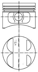 KOLBENSCHMIDT Piston Article number: 40075620 cheaply