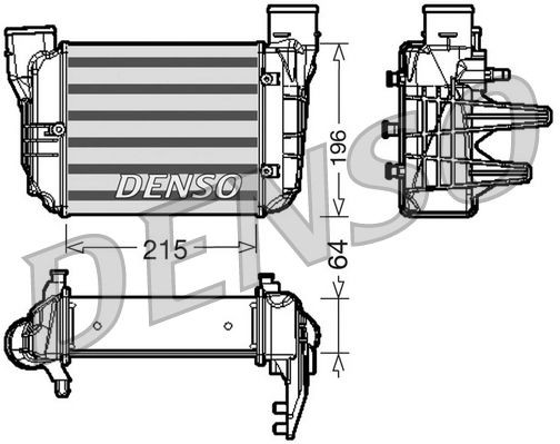 DENSO Intercooler Article number: DIT02002 cheaply