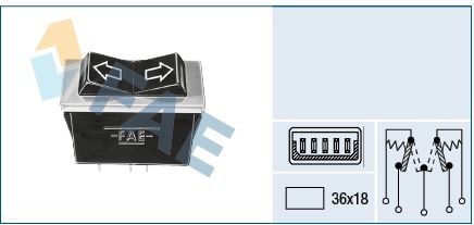 FAE Window switch Article number: 62540 cheaply