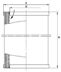MANN-FILTER Filter, compressed air system Article number: 49 000 50 841 cheaply