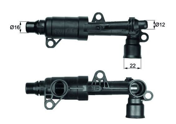 MAHLE ORIGINAL Termostat, oliekøling Varenummer: TO 11 86 billige