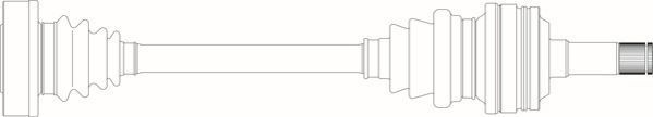 GENERAL RICAMBI Drive shaft Article number: OP3023 cheaply