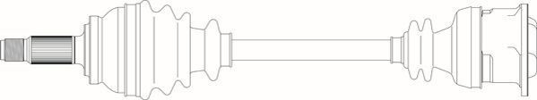 GENERAL RICAMBI Drive shaft Article number: RV3067 cheaply