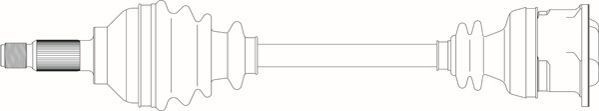 GENERAL RICAMBI Drive shaft Article number: RV3065 cheaply