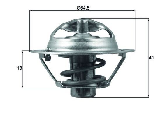 MAHLE ORIGINAL Thermostat Article number: TX 162 82D cheaply