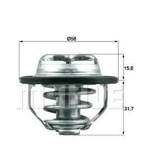 MAHLE ORIGINAL Thermostat Article number: TX 122 82 cheaply