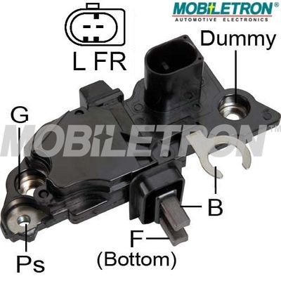 MOBILETRON Generatorregulator Varenummer: VR-B254 billige