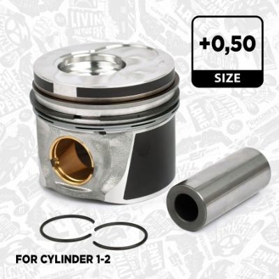 ET ENGINETEAM Piston Article number: PM003250 cheaply