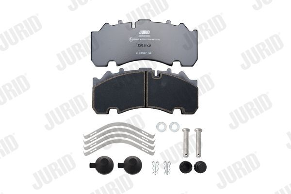JURID Brake pad set Article number: 2907509561 cheaply