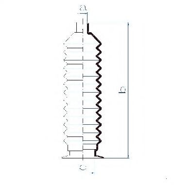 SPIDAN Steering rack gaiter Article number: 83737 cheaply
