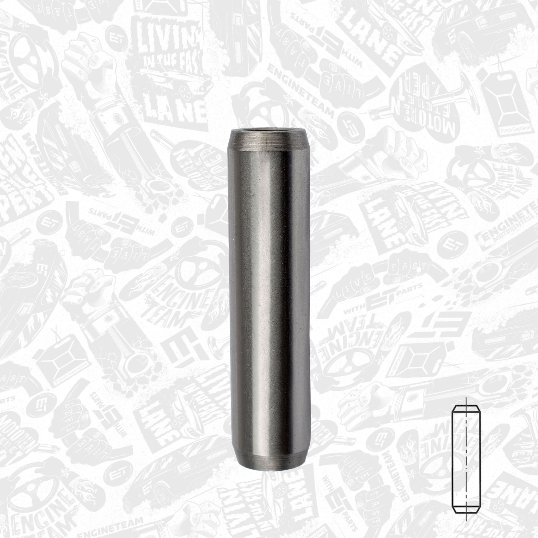 ET ENGINETEAM VG0024 Valve Guides SCUDO 2.0 JTD 94 PS Diesel 2006