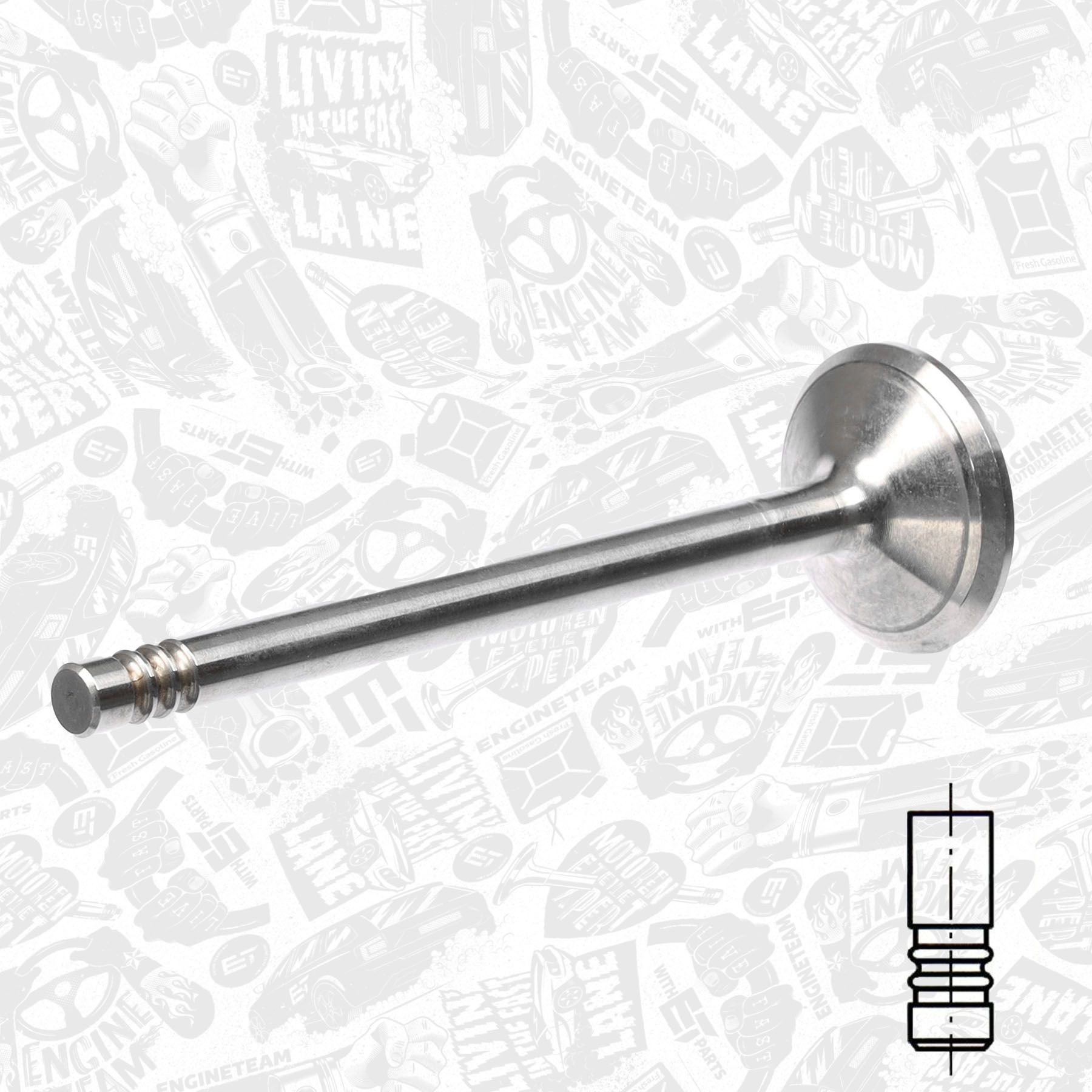 ET ENGINETEAM Indsugningsventil Varenummer: VI0097 billige