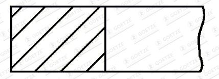 GOETZE ENGINE Cylinderfoder Artikelnummer: 14-636730-00 billigt