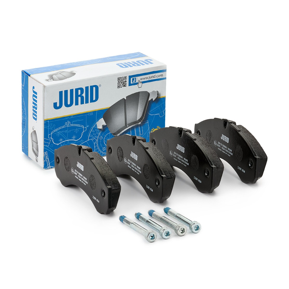 JURID Brake pad set Article number: 2912109561 cheaply