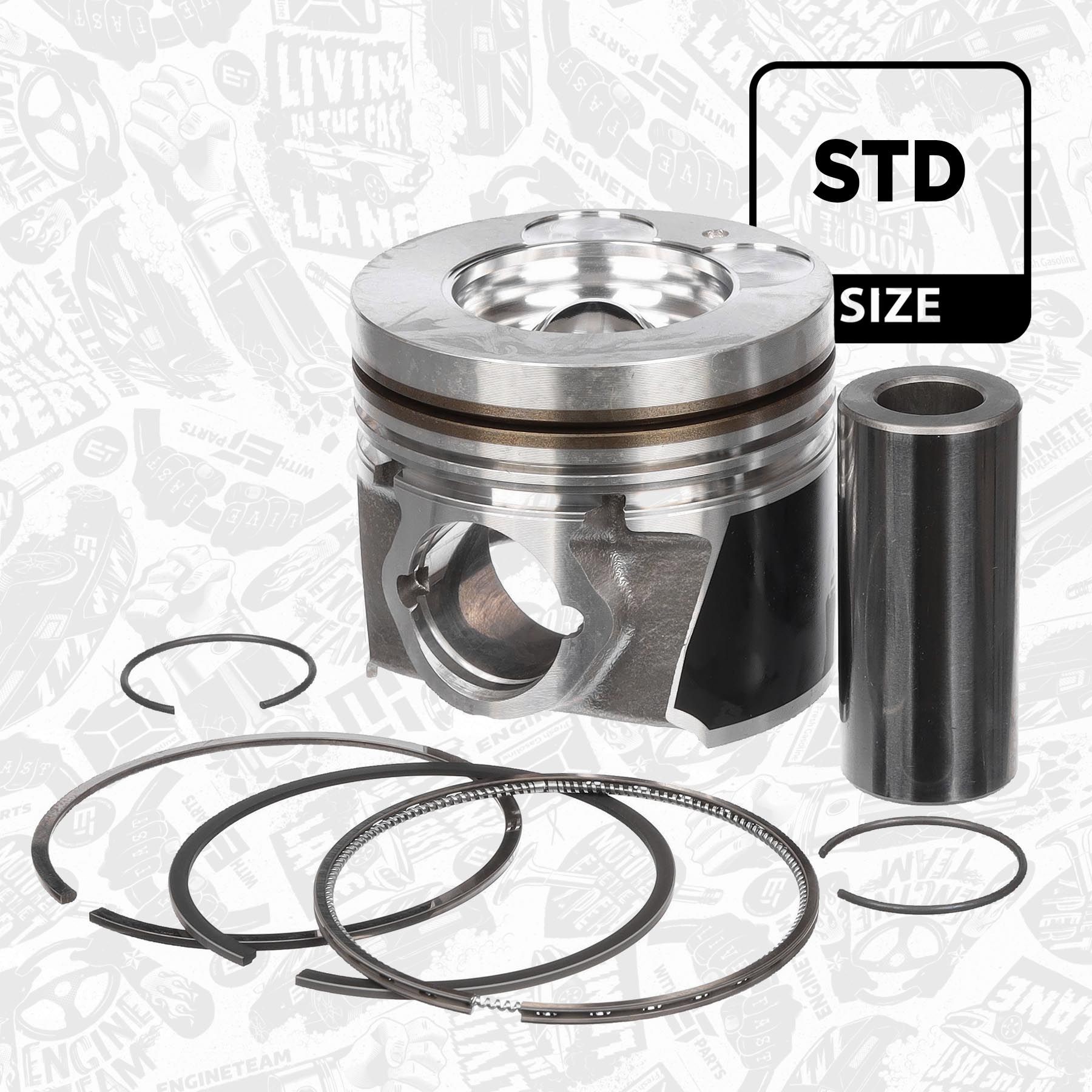 ET ENGINETEAM Piston Article number: PM004100 cheaply