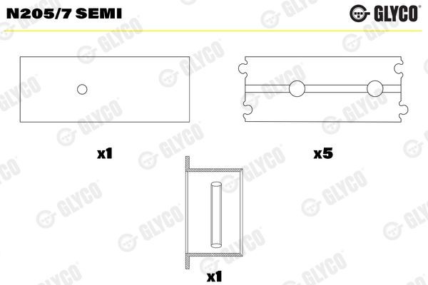 GLYCO Knastaksellejer Varenummer: N205/7 SEMI billige