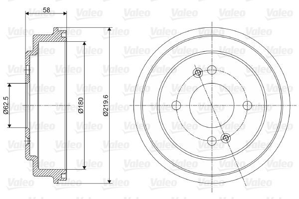 VALEO Piduritrummel Artikli number: 237059 soodsalt