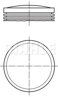 MAHLE ORIGINAL Piston Article number: 029 50 00 cheaply