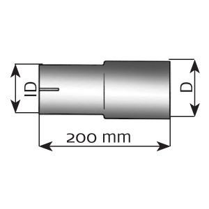DINEX Pipe Connector, exhaust system Article number: 93758 cheaply