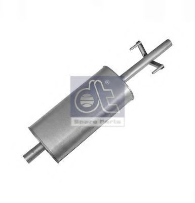 DT Spare Parts 11.26022 Mellem- / bagerste lydpotte LT 2.5 SDI 75 HK Diesel 2006