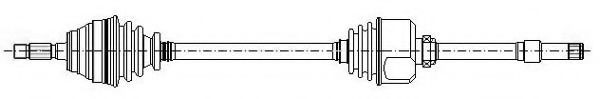 METELLI Drive shaft Article number: 17-0540 cheaply