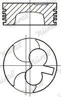 NÜRAL Piston număr articol: 87-307007-20 ieftin