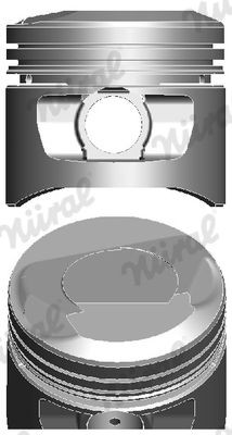 NÜRAL Piston Article number: 87-214111-10 cheaply