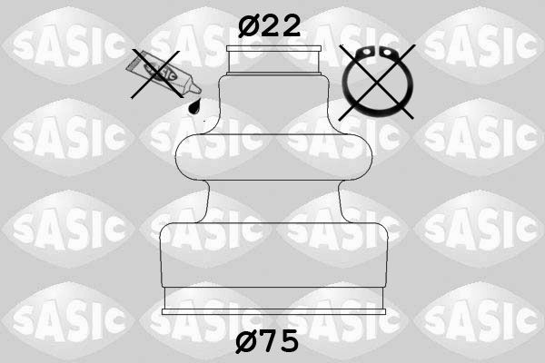SASIC CV boot Article number: 1009359 cheaply