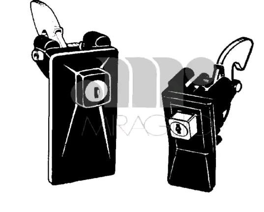 MIRAGLIO Tailgate Lock Article number: 37/81B cheaply
